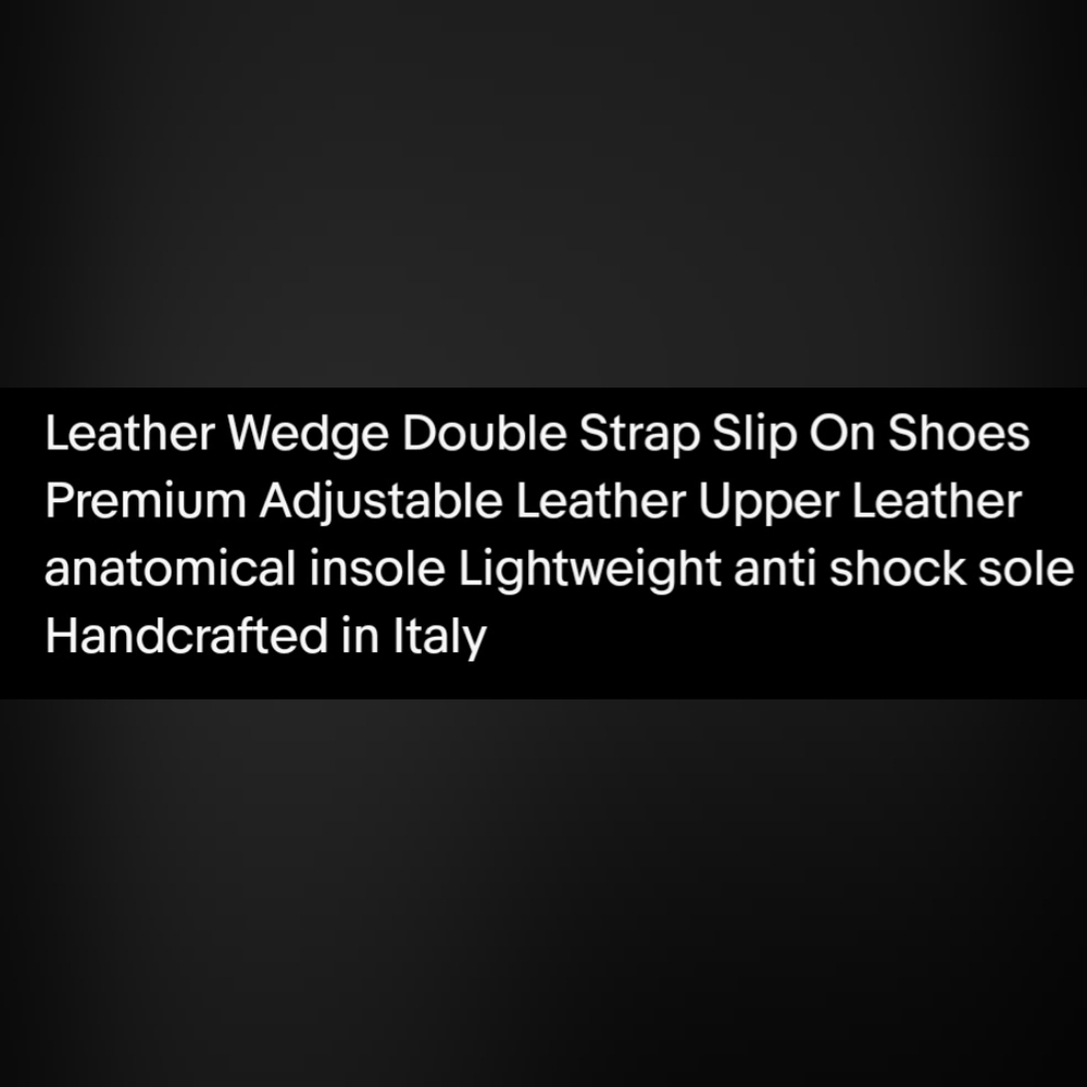 La Plume Charese Double Straps Red Nubuck Leather Sandals Made in Italy Size 38 - Picture 15 of 15